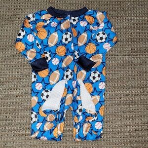 Kids Sports-Themed Blue One Piece Size 12 Months